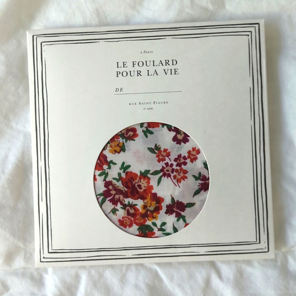 Sezane floral foulard
